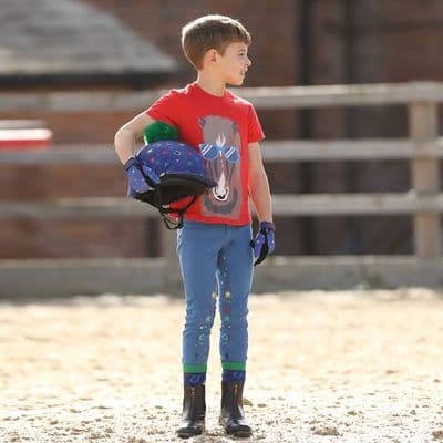 Shires Tikaboo Junior Jodhpurs - Blue