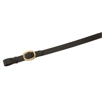 Shires Velociti GARA Leather Lead Rein - Black 5/8