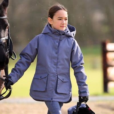 Shires Young Rider Aubrion Palisade Coat - Blue