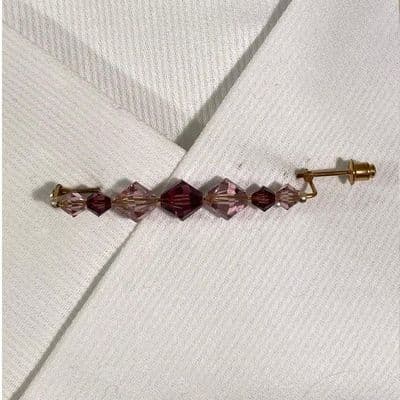 ShowQuest Crystal Stock Pin - Amethyst