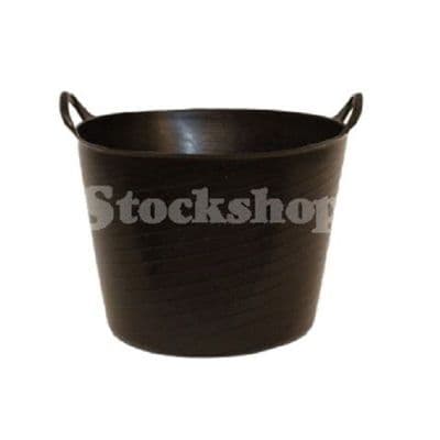 Stockshop Flexible Tub 38 Litres - Black