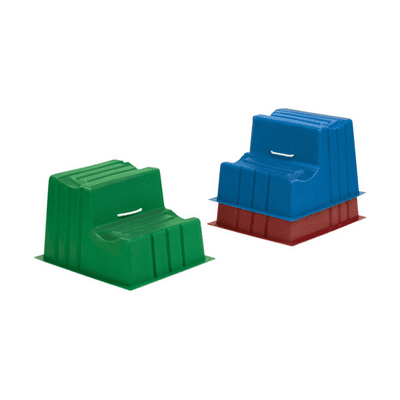 Stubbs Mountie Mounting Block with Cups - Blue