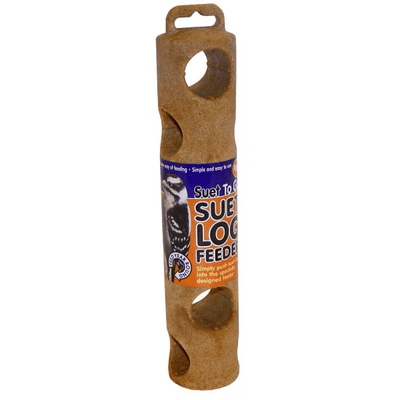 Suet To Go Suet Log Feeder - Natural
