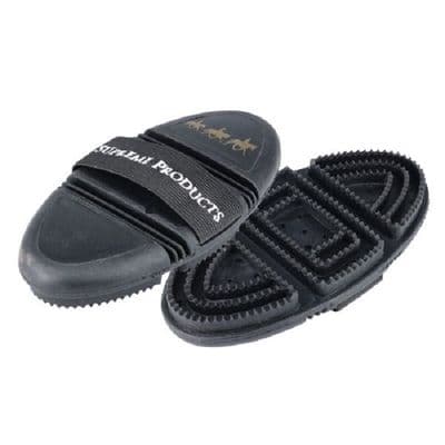 Supreme Products Pro Groom Bend Curry Comb - Black/Gold