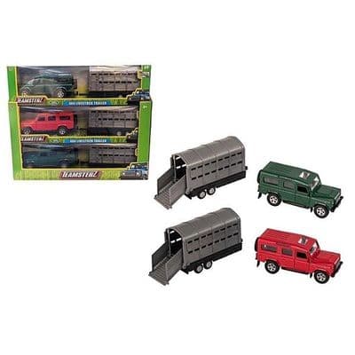 Teamsterz 4x4 with Livestock Trailer Children's Toy