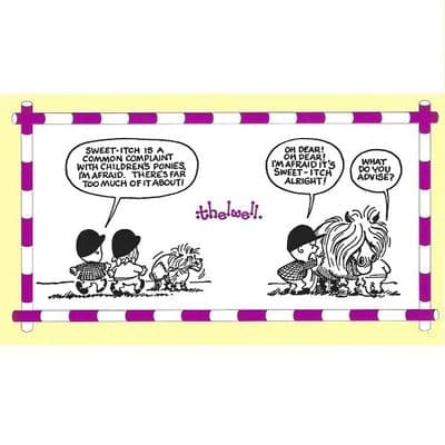 Thelwell Pony Card - 'Sweet-Itch is a Common Complaint......'