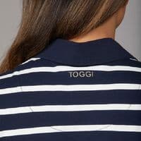 Toggi Lucille Sleeveless Polo Shirt - Navy Stripe