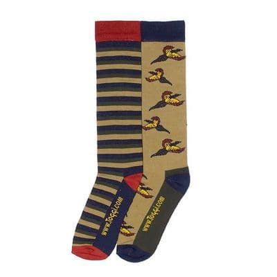 Toggi  Oliver Men's Socks - Dessert Sand (Pack of Two) UK 7-11