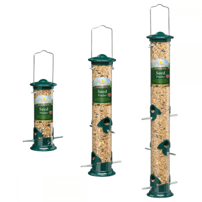 Walter Harrisons Die Cast Seed Feeder - Green