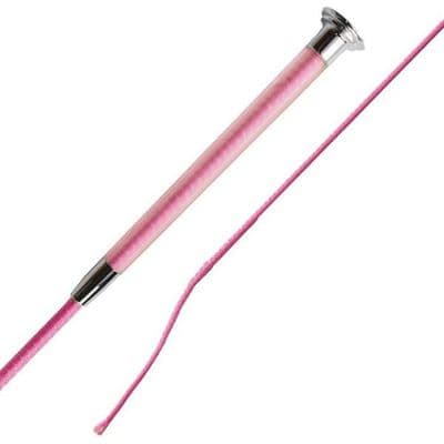 Woof Wear Hi Viz Riding Whip - Pink