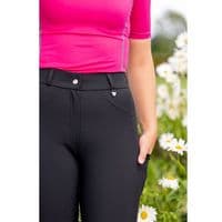Woof Wear Hybrid Full Seat Riding Tights - Black