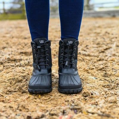 Woof Wear Laced Yard Boots - Black