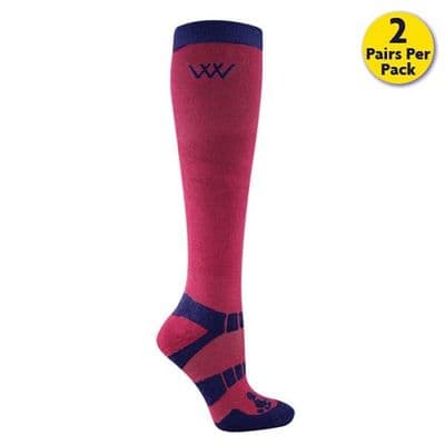 Woof Wear Winter Socks - Shiraz (Pack of 2)