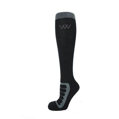 Woof Wears Long Bamboo Tech Sock - Black (Pack of 2)