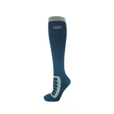 Woof Wears Long Bamboo Tech Sock - Petrol/Sage (Pack of 2)