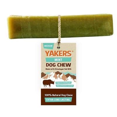 Yakers Mint Dog Chew - Medium