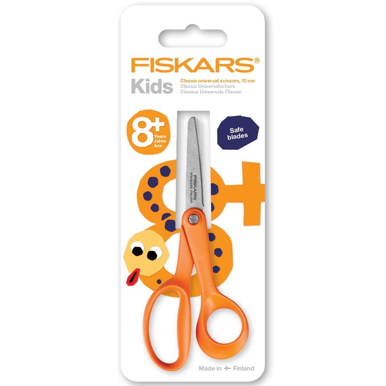 Fiskars Kids Classic Universal Scissors 13cm Age 8+ Left or Right Handed
