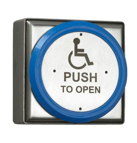 DDA Vandal-Resistant Circular Push Plate