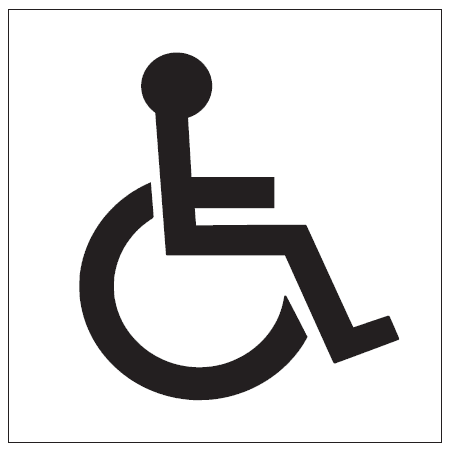 Disabled Logo Signage