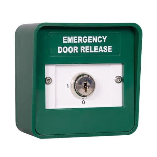 Double Pole/Double Throw Emergency Door Release Key Switch