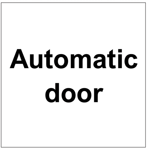 Double Sided Automatic Door Signage
