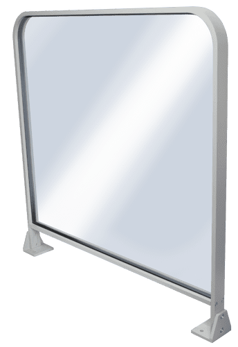 Floor To Floor Barrier RAL 9006