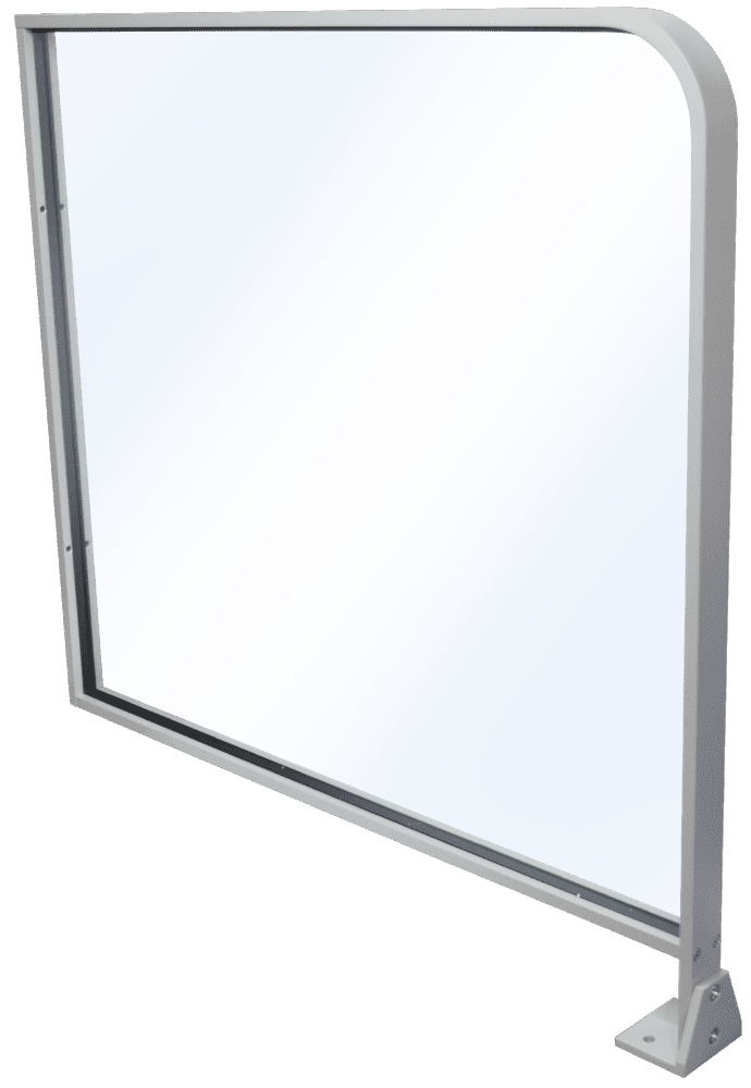 Floor To Wall Barrier RAL 9006 floor-to-wall-barrier-ral-9006