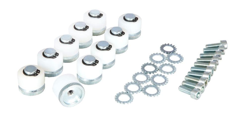 Portalp Diva 5 Counter Wheels Set Of 10