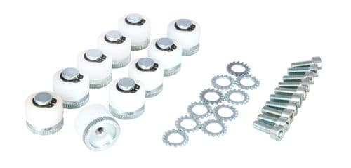 Portalp Diva 5 Counter Wheels (Set Of 10)