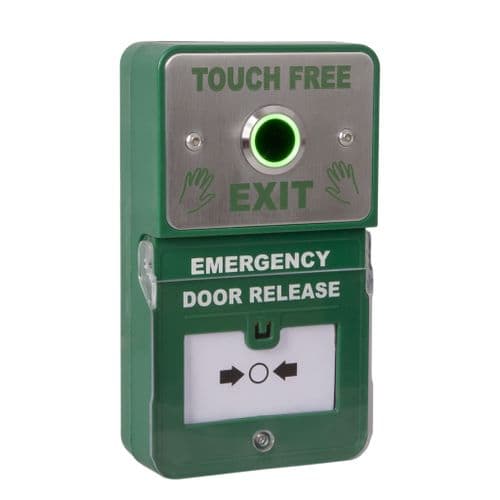 Touchless Exit Switch With Emergency Door Release