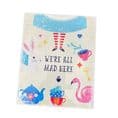 Alice in wonderland We're all mad Here Tin Sign Metal Sign Plaque