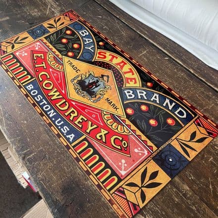 Bay State Boston USA Metal Wall Sign