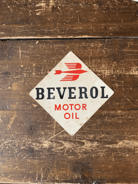 Beverol Motor Oil - Metal Street Sign Wall Sign