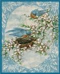 Birds Nest shabby chic - Metal Humour Wall Sign
