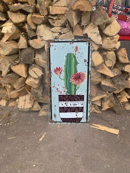 Cactus - Metal Wall Sign