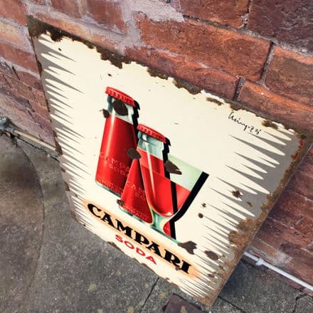 campari soda - Metal Advertising Wall Sign