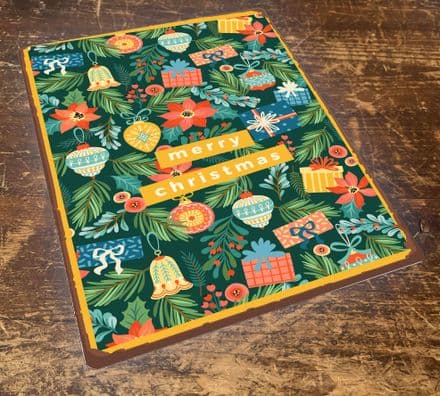 Christmas Presents Illustrations - Metal Vintage Wall Sign