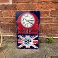 Clock Bp Garage Tin Sign Metal Sign Plaque