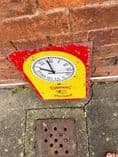 Clock Colmans Mustard Tin Sign Metal Sign Plaque 30x45cm