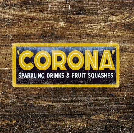 Corona Sparkling Drink - Metal Advertising Wall Sign