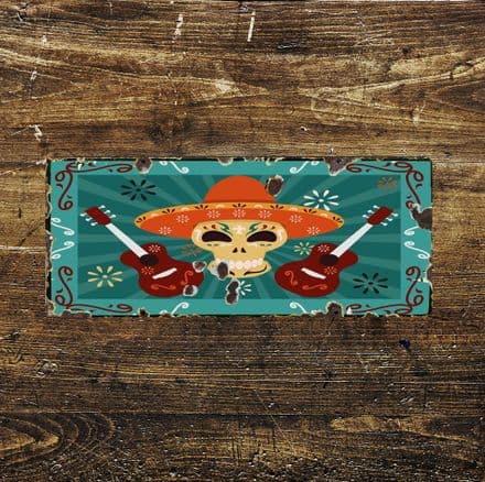 Day Of The Dead Skulls 4 - Metal Wall Sign