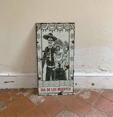 Day Of The Dead Skulls 5 - Metal Wall Sign