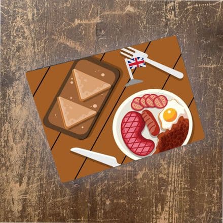 English Breakfast - Metal Retro Wall Sign