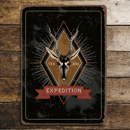 Expedition - Kitchen Pub Home Bar - Metal Sign Plaque
