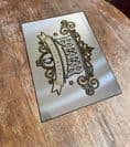 Handcraft Beer Bar Pub Mirror  - Mirroed Metal Wall Sign