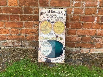 Head Light Oil 24 Metal Wall Sign (1)