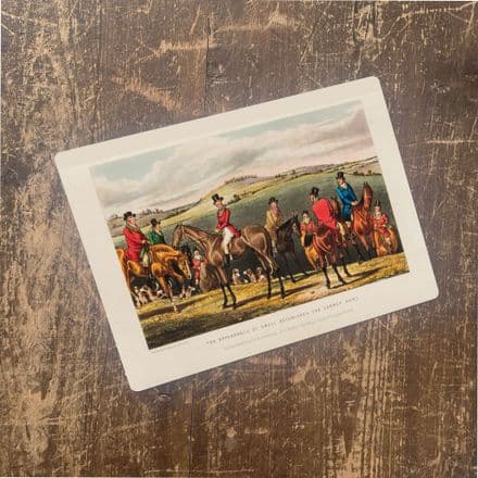 Horse Hunting, Metal Wall Sign