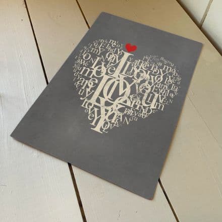 Love Heert, Valentine, Metal Travel Wall Sign