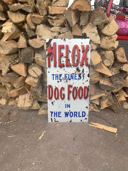 Melox Dog Food 24 Metal Wall Sign