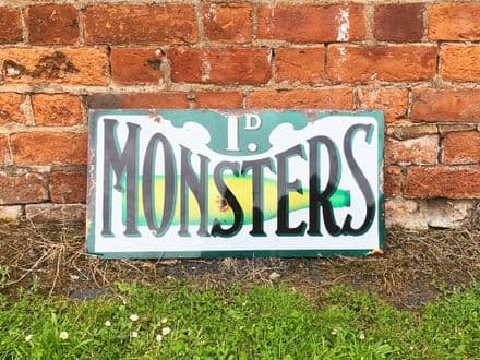 Monsters 24 Metal Wall Sign